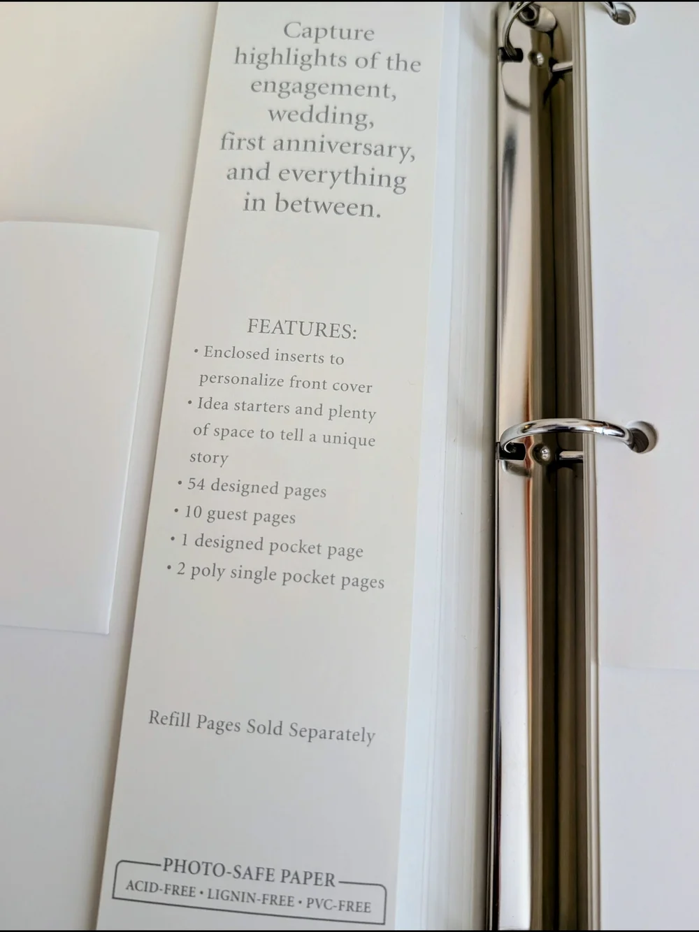 Hallmark Cream Quilted Wedding Memory Book
